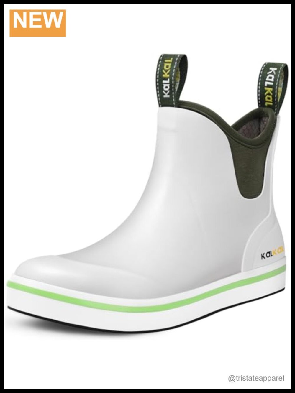 Waterproof Deck Boots for Women Anti-Slip Fishing Ankle Rain Boots